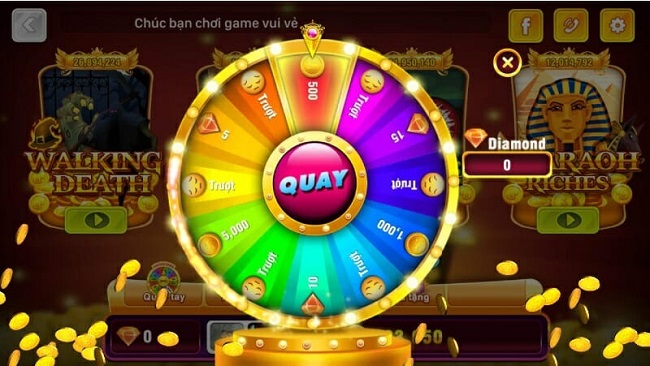 Tham gia vòng quay may mắn nhận nhiều lộc lá về tay