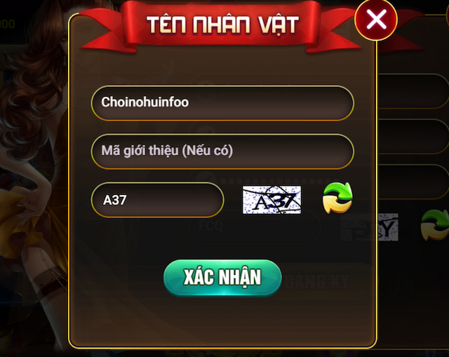 Nhập tên nhân vật